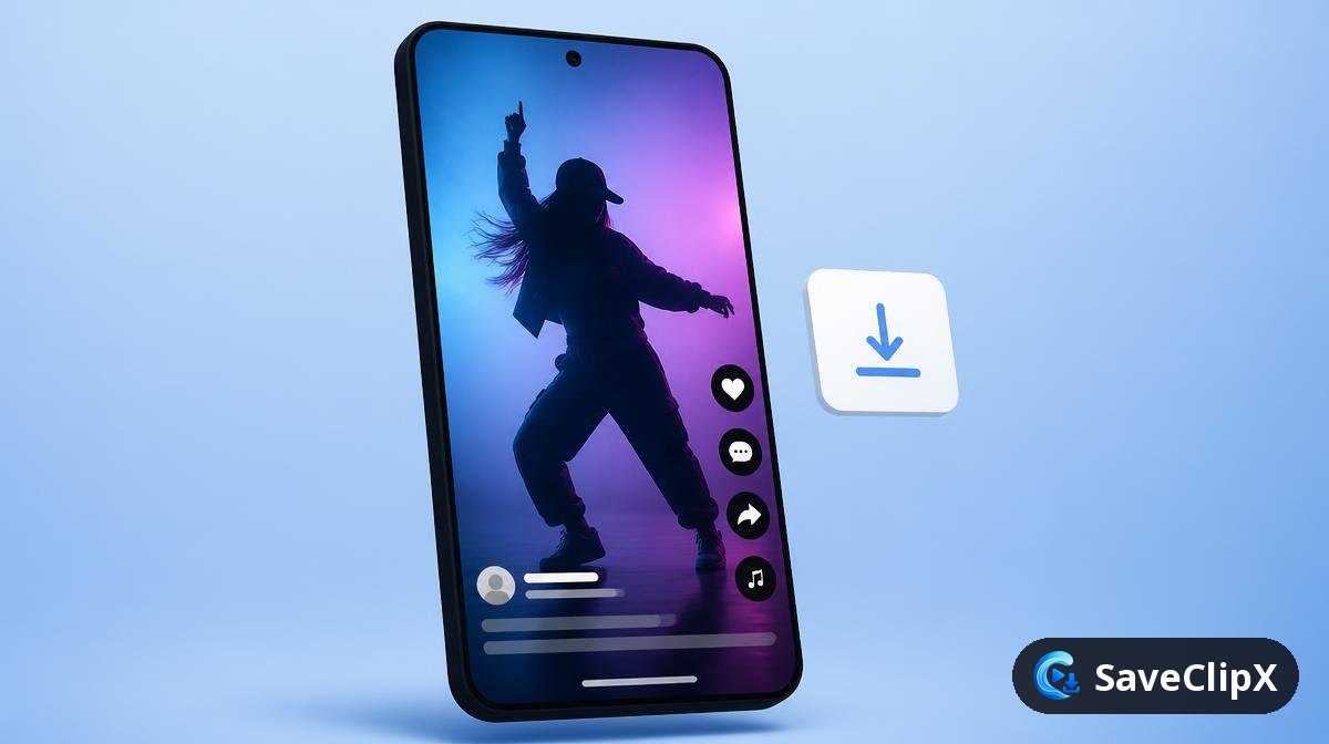 SaveClipX TikTok video downloader SaveClipX TikTok video downloader, save TikTok videos in HD with SaveClipX