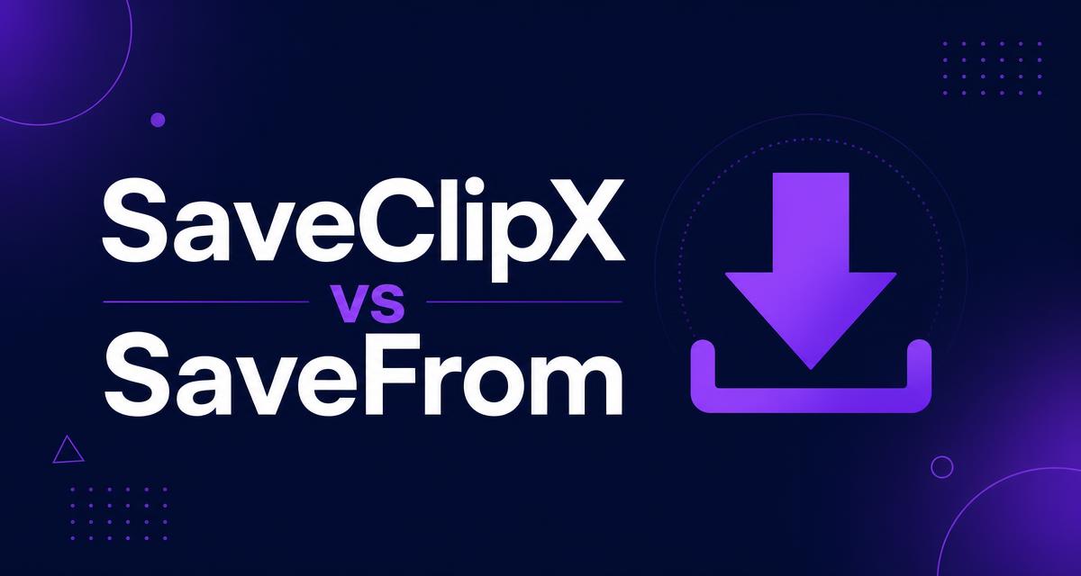SaveClipX video downloader compared with SaveFrom.net