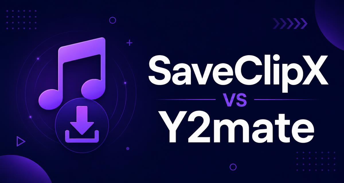 SaveClipX video downloader compared with Y2mate